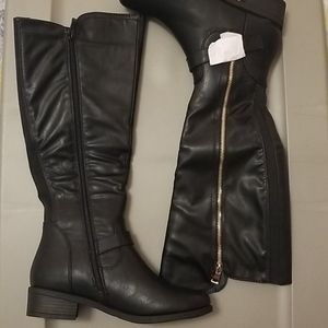 Black over the knee boots